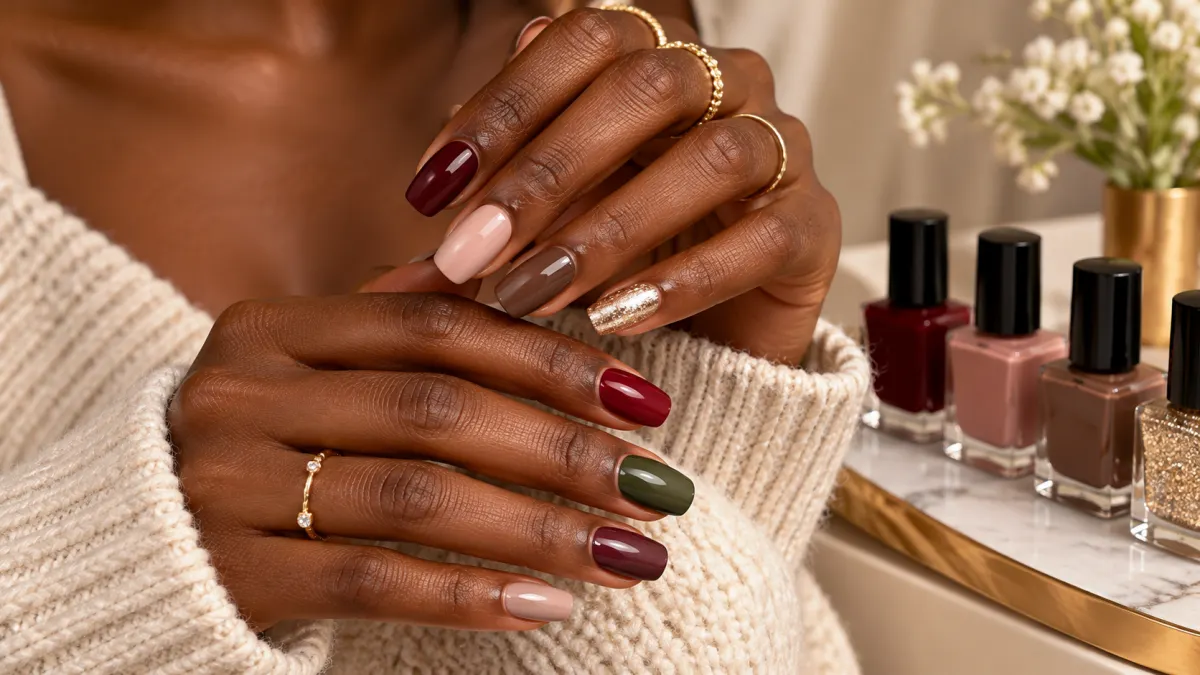 Nail Colors That Pop on Dark Skin