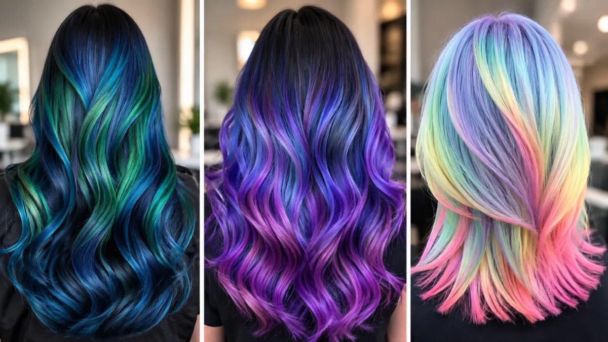 best ombré hair colors for autumn