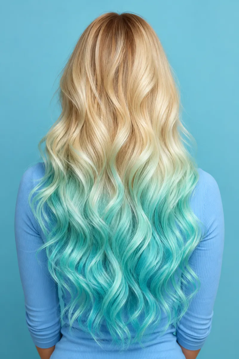 best ombré hair colors for autumn