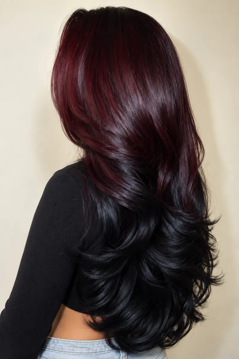 best ombré hair colors for autumn
