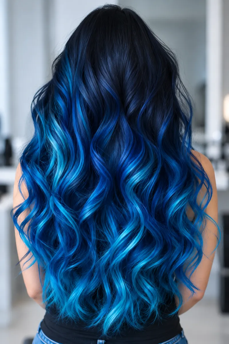 best ombré hair colors for autumn