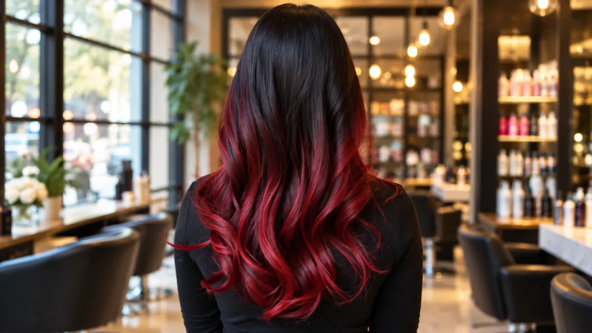 best ombré hair colors for autumn