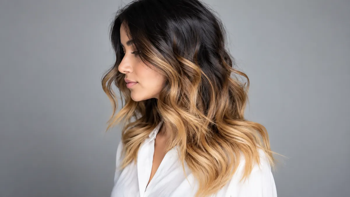 best ombré hair colors for autumn