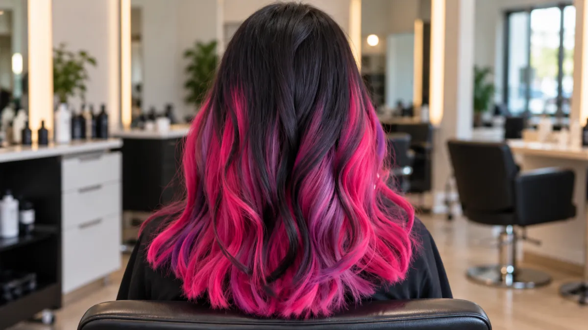best ombré hair colors for autumn