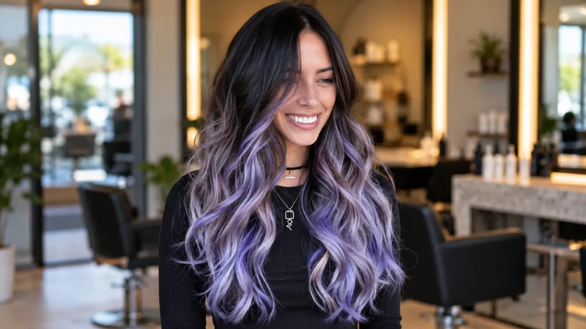 best ombré hair colors for autumn