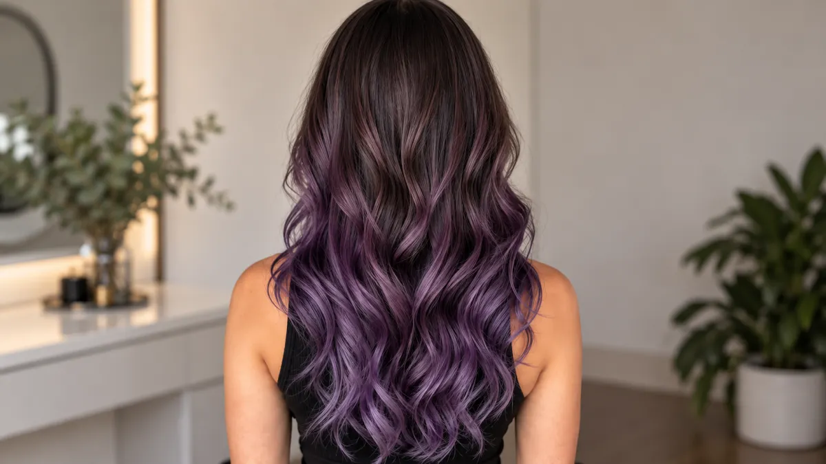best ombré hair colors for autumn
