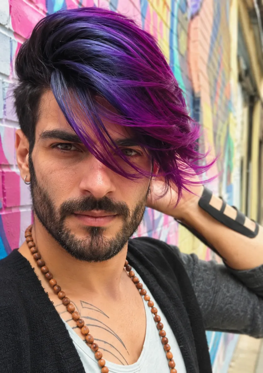 Bold Hair Colors for Men