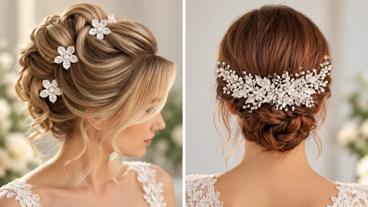 bridal hairpiece