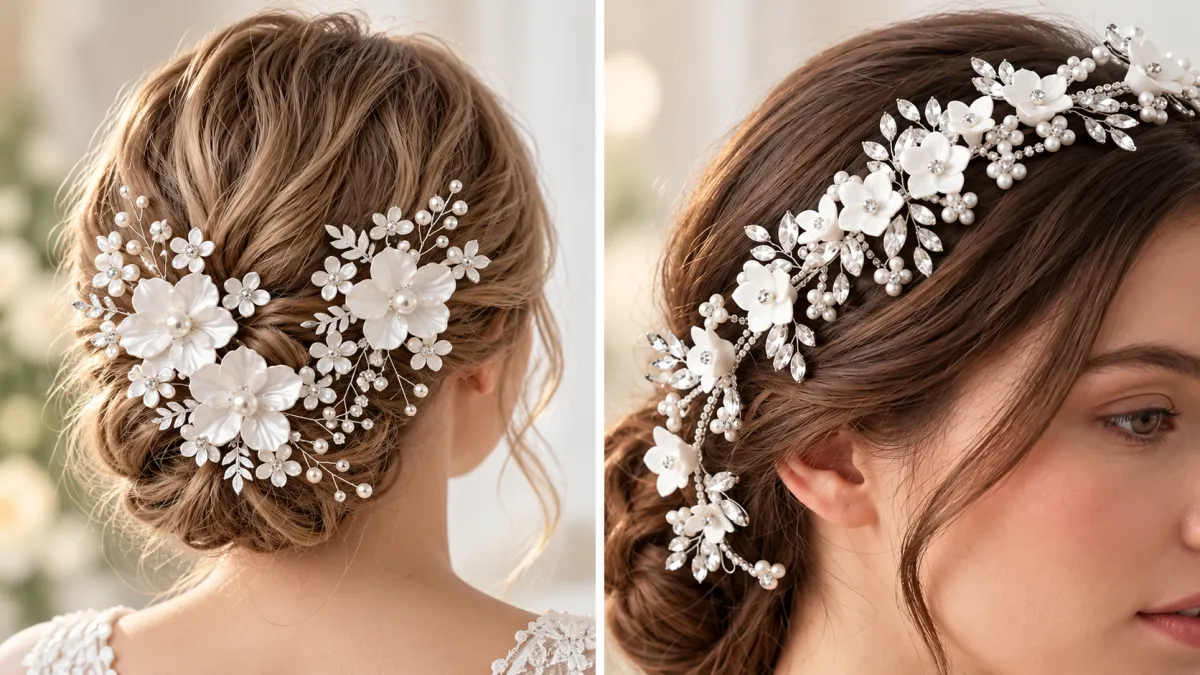 bridal hairpiece