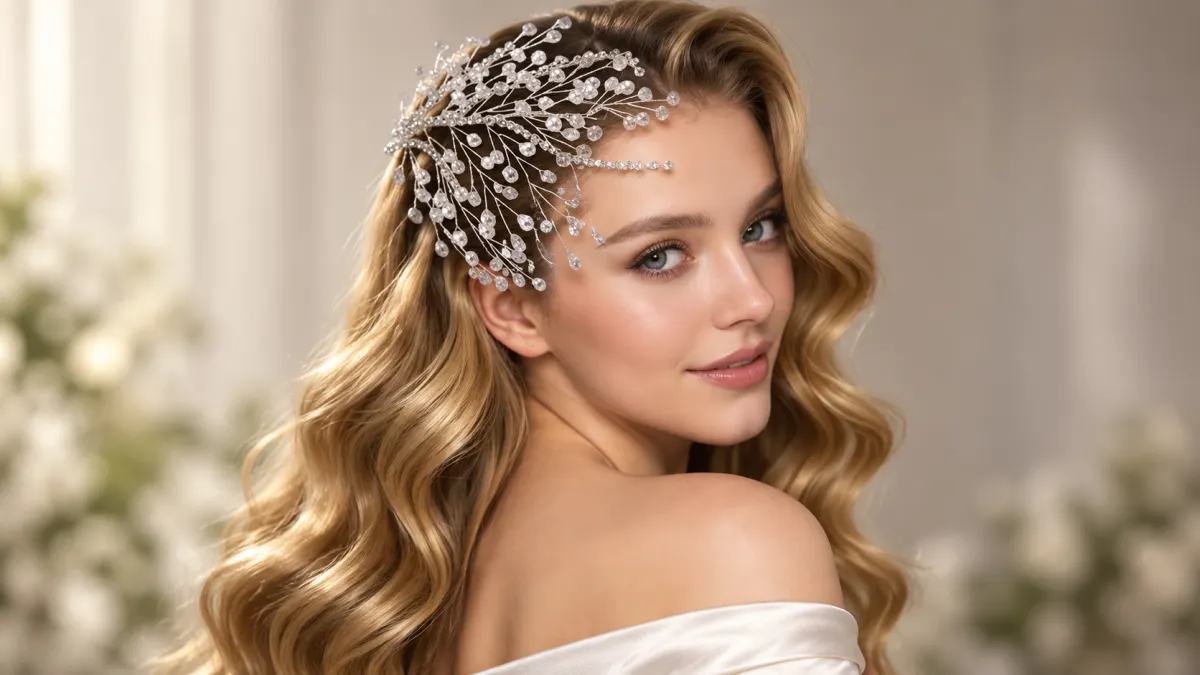 bridal hairpiece
