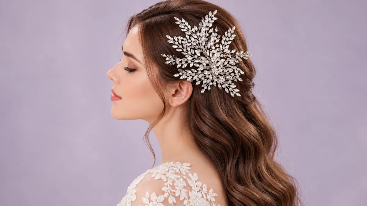 bridal hairpiece