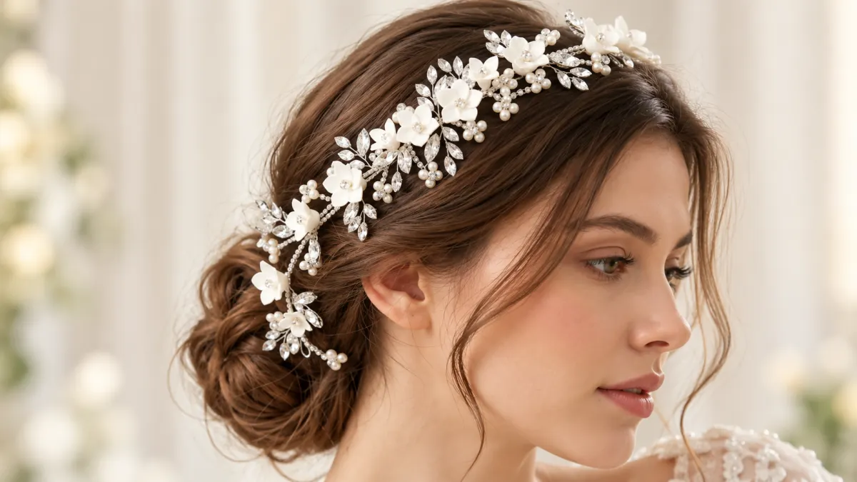 bridal hairpiece