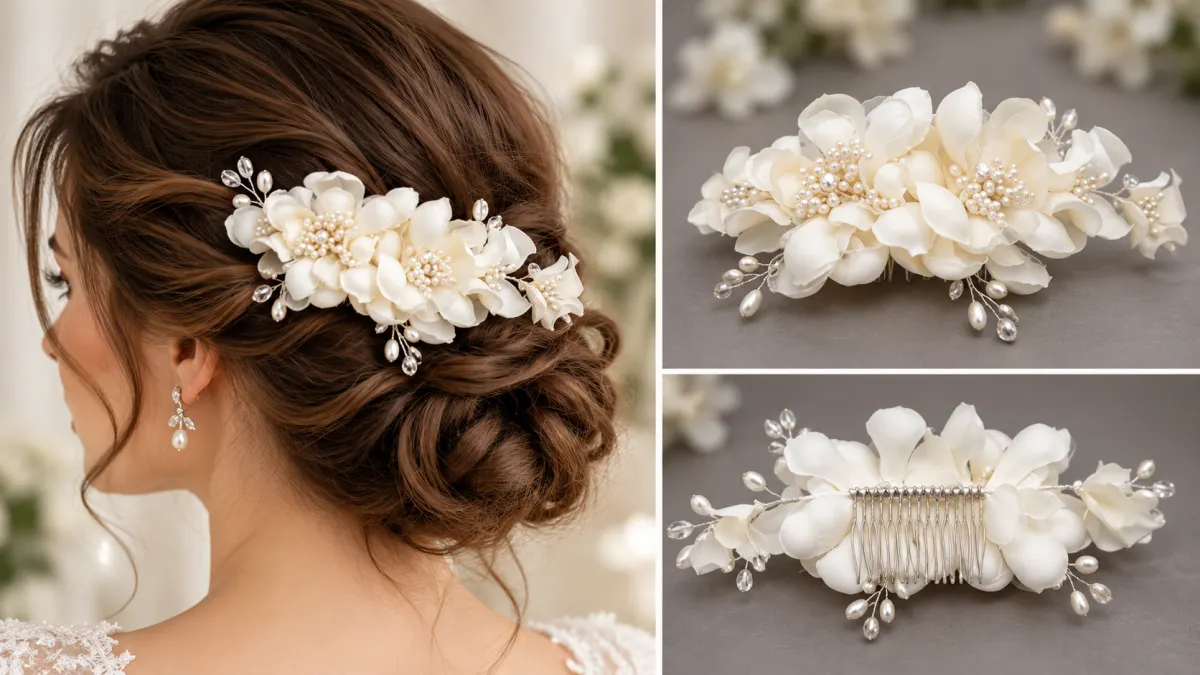 bridal hairpiece