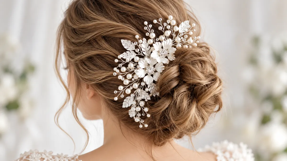 bridal hairpiece