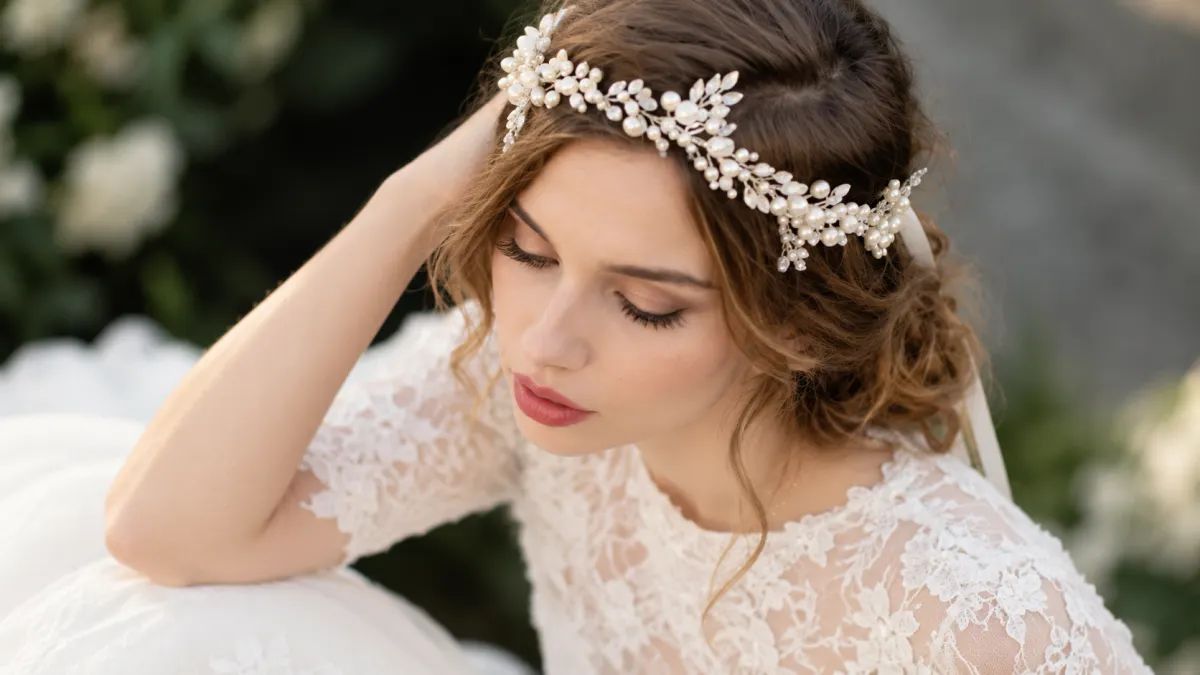 bridal hairpiece