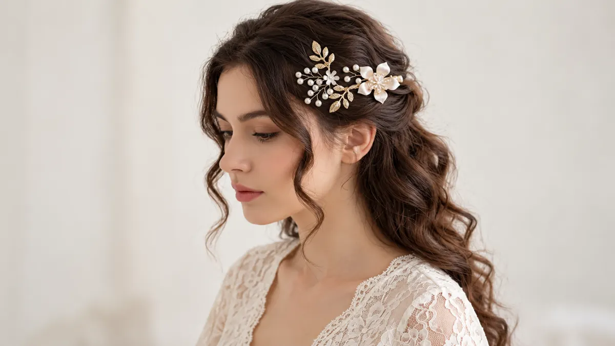 bridal hairpiece