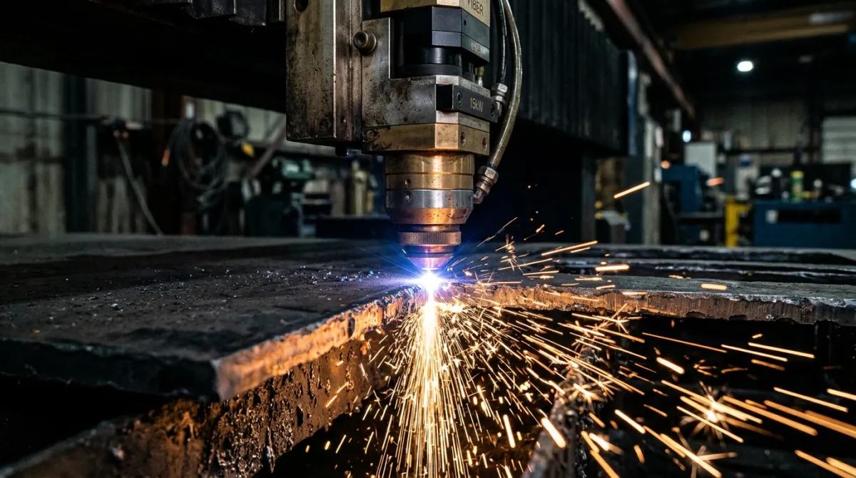 Industrial precision CNC laser cutting steel sheets