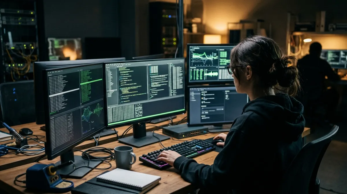 Cybersecurity research terminal and code diagnostics