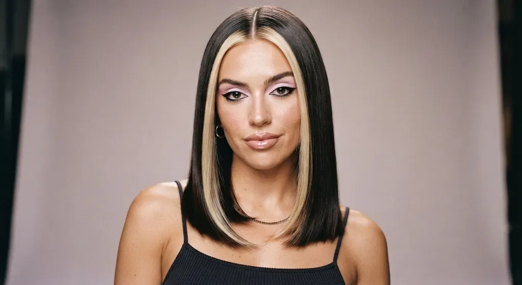Early 2000s Straight Hair with Highlights