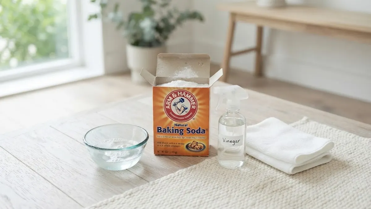 Pantry supplies for carpet cleaning