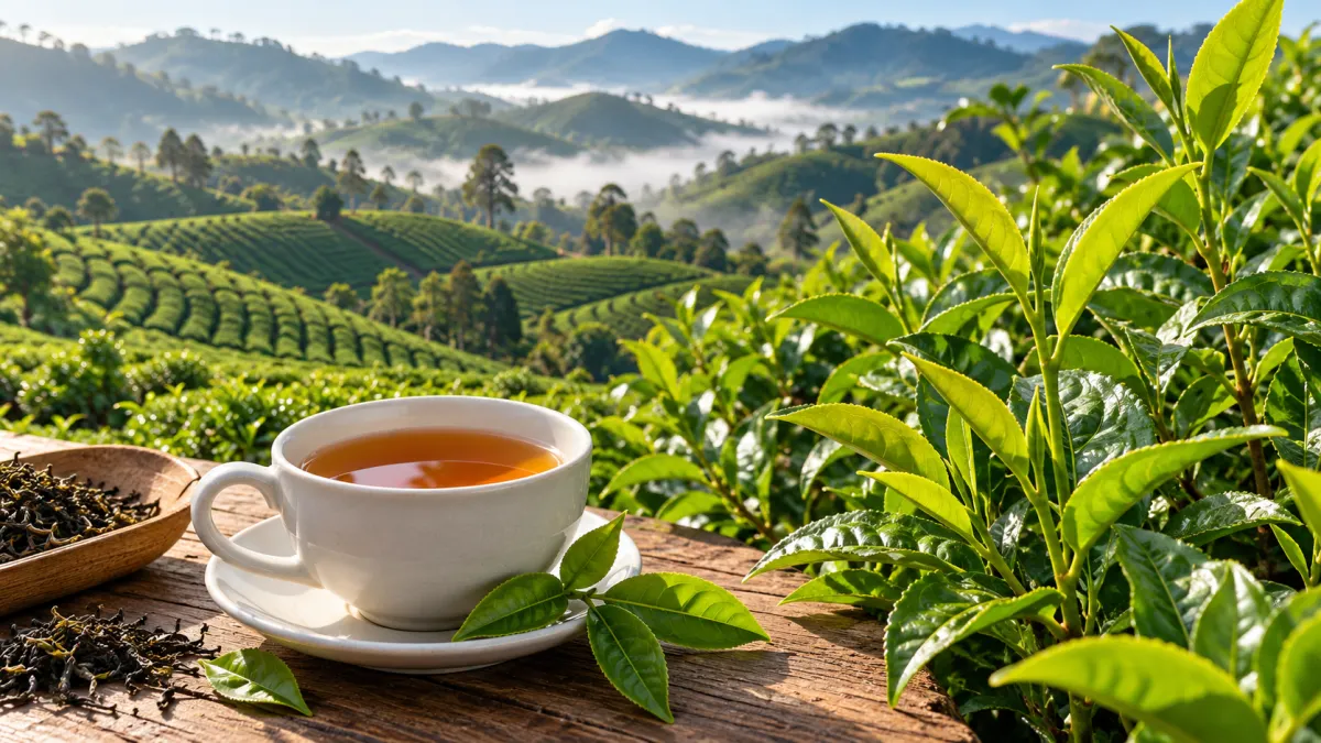 China, India, and Sri Lanka — Tea