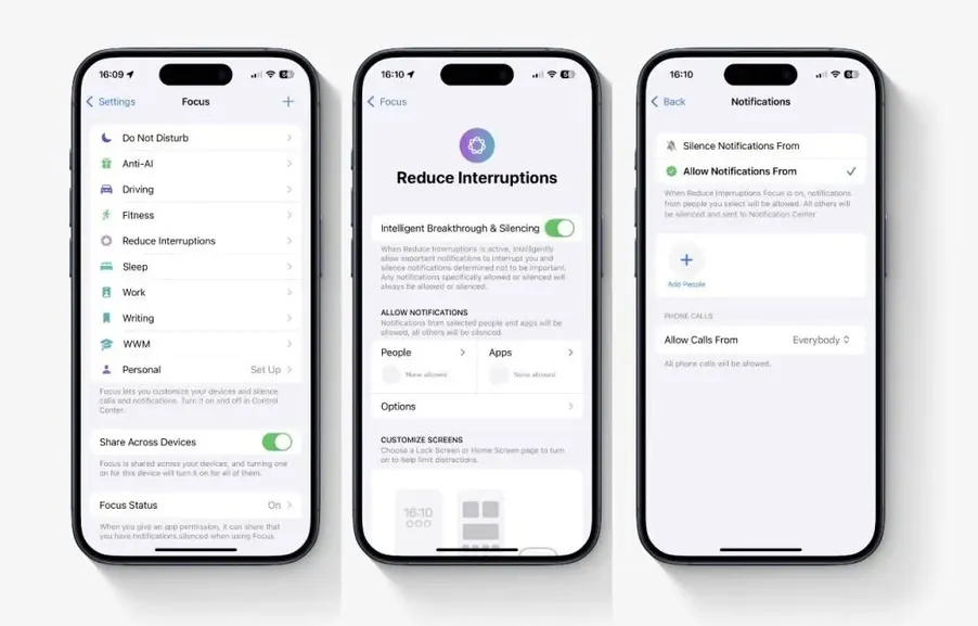 How to Use Reduce Interruptions Focus on iPhone