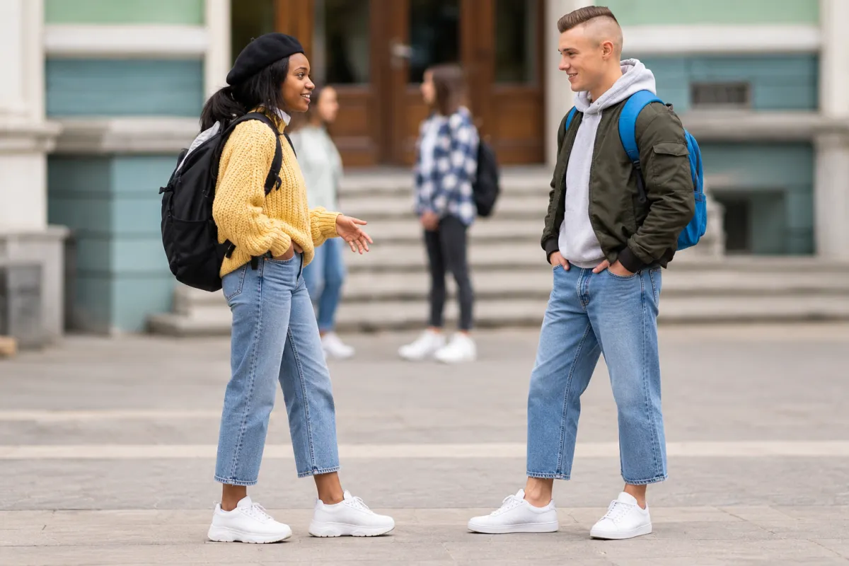 Cropped Jeans