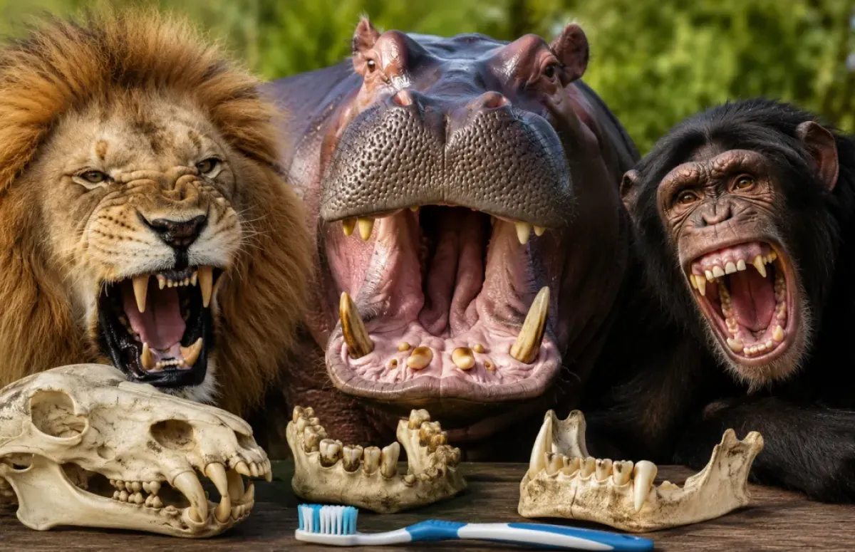 Why Animals Never Brush Their Teeth, But Humans Can't Afford to Skip It