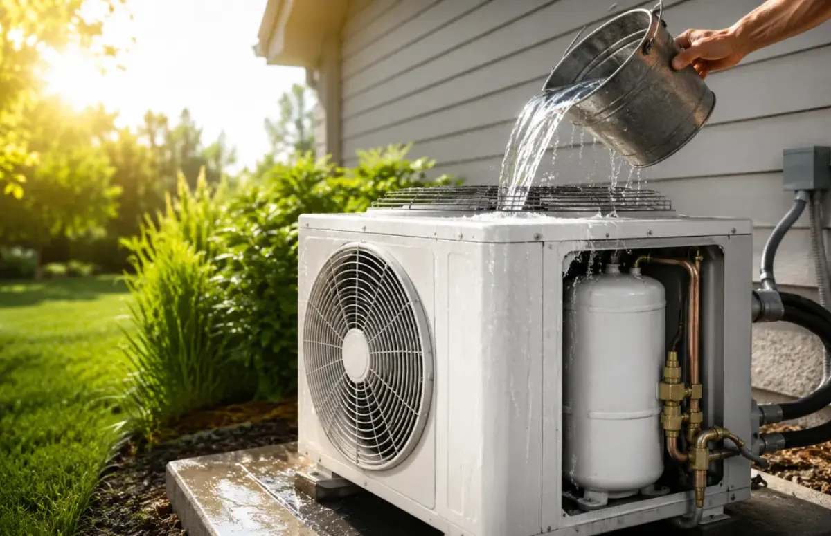 Can Pouring Water on Your AC Compressor Improve Cooling and Lower Energy Bills?