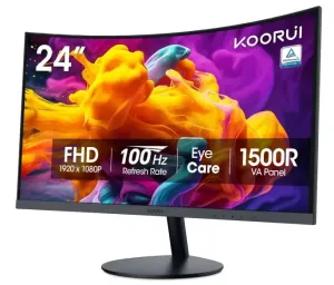 KOORUI 27 Inch Curved Monitor image