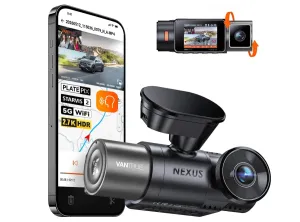 COOAU D30S 4K Dash Cam with GPS Wi-Fi image