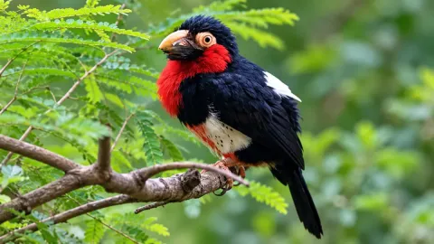 Bearded Barbet: The Colorful African Bird With a Surprisingly Powerful Bill