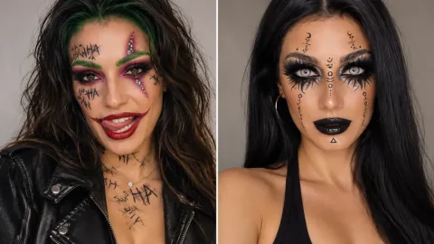 25 Halloween Makeup Ideas That Are Spooky, Glamorous, and Creative
