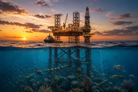 What Happens to an Oil Rig After It Retires? The Billion-Dollar Journey From Black Gold to Artificial Reefs