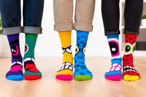 Why Mismatched Socks Are the Hottest Fashion Trend Right Now