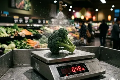 The Supermarket Vegetable Spritz: Why Grocery Aisles Make Produce Rot Faster on Purpose