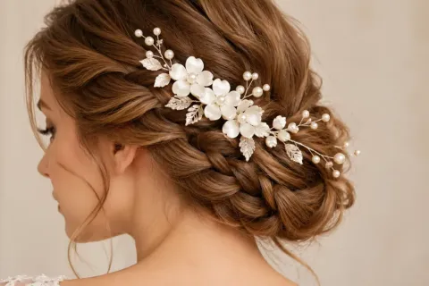 Bridal Hairpieces: 15 Elegant Ideas for a Stunning Wedding Hairstyle