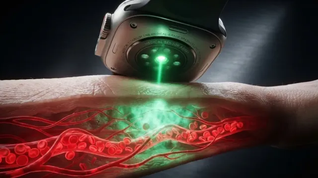 How Optical PPG Measures Blood Flow Through Skin (and Why Smartwatches Flash Green)