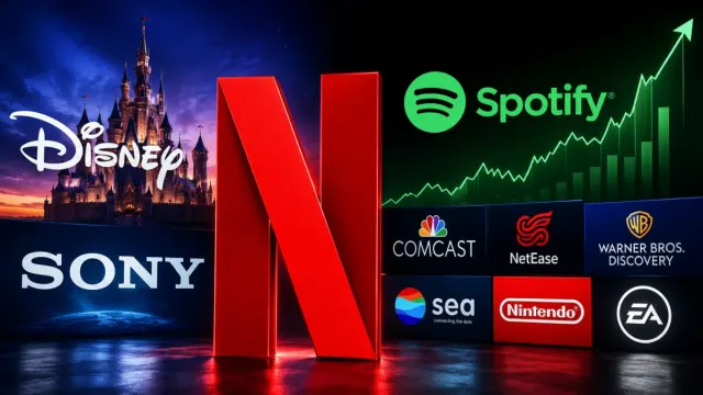 Netflix Is Now Worth More Than Disney, Sony, and Spotify Combined: The Most Valuable Entertainment Companies in the World