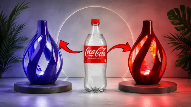 Don't Throw Away Plastic Bottles! Turn Them Into a Stunning LED Corner Lamp in Just a Few Simple Steps | DIY