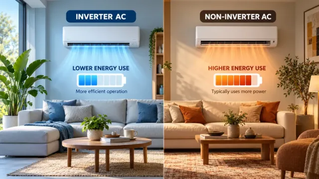 Inverter vs. Non-Inverter Air Conditioners: Which Uses Less Electricity?